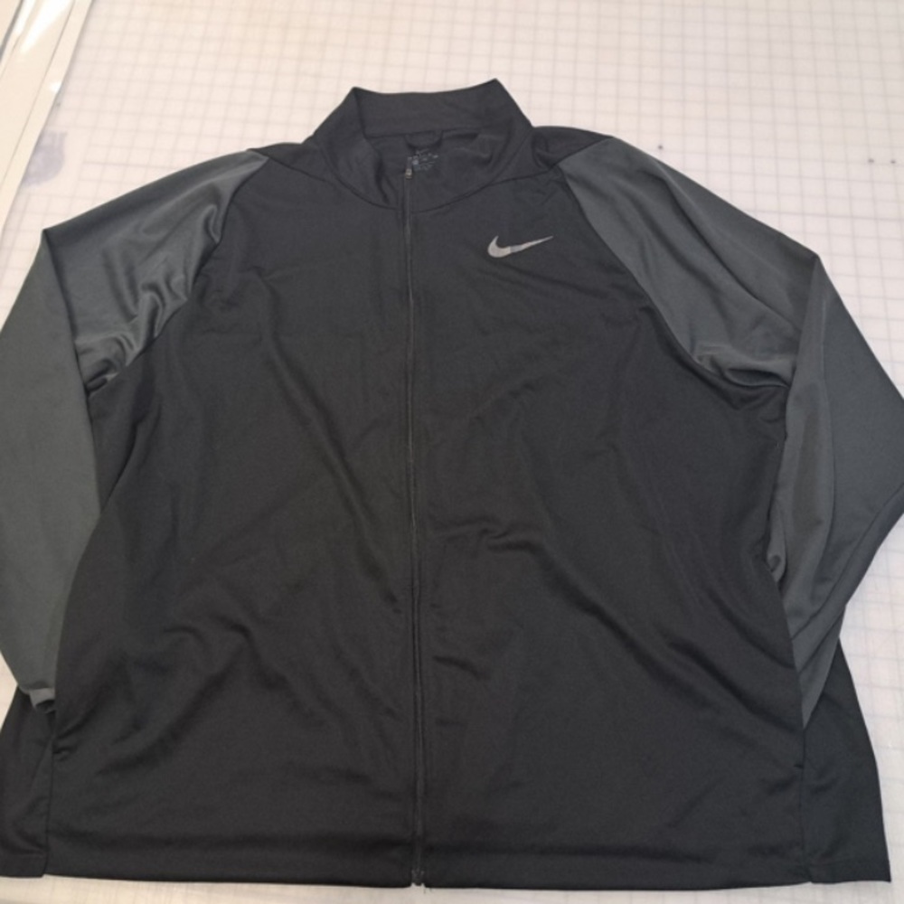 Nike 4xl black/grey zip up jacket